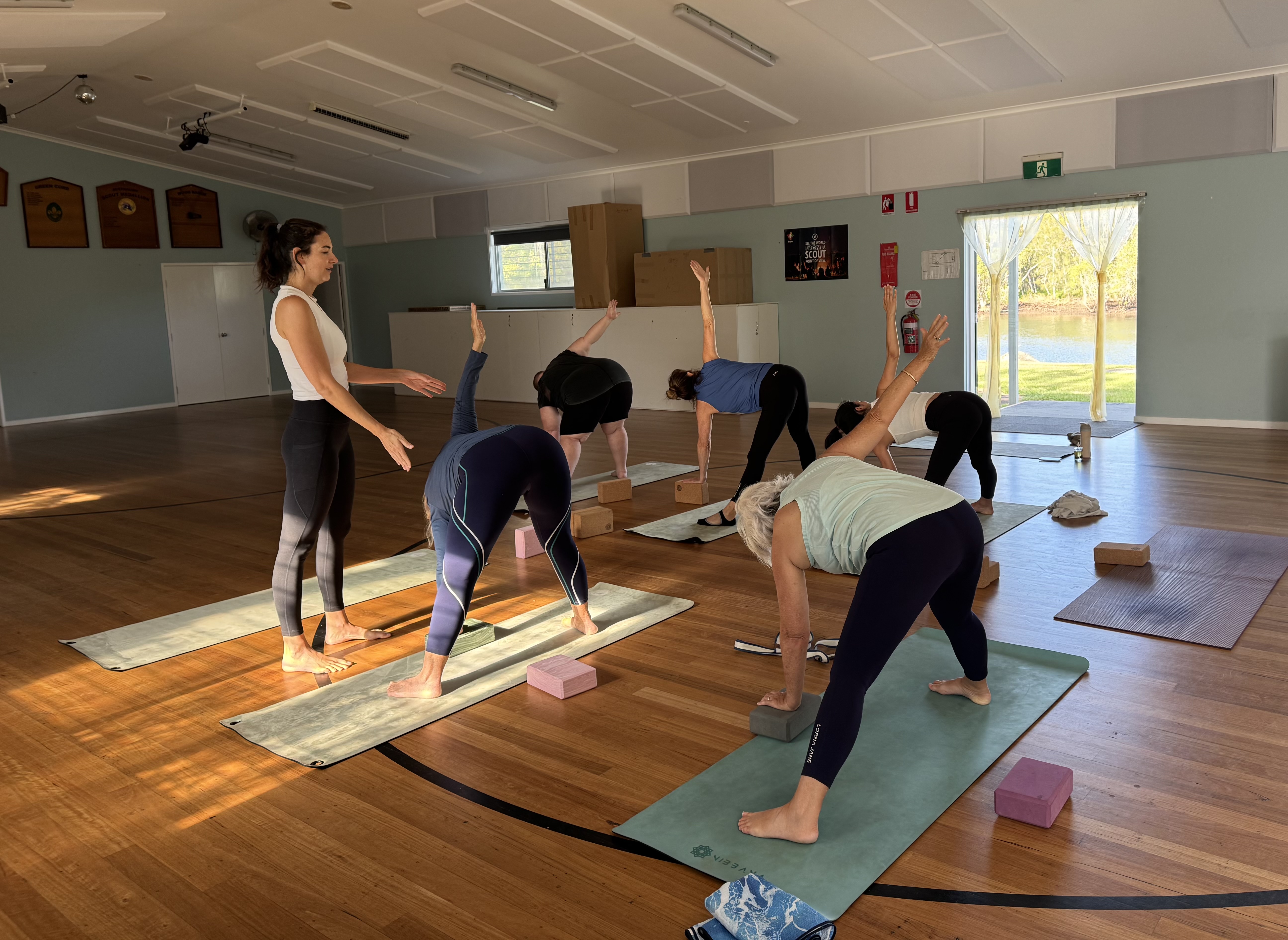Riverside Yoga Ballina class